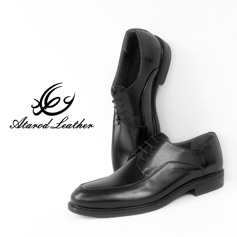 کفش مردانه چرم عطارد مدل چرم طبیعی کد SH246