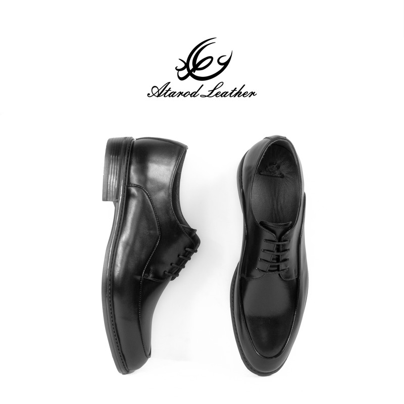 کفش مردانه چرم عطارد مدل چرم طبیعی کد SH246