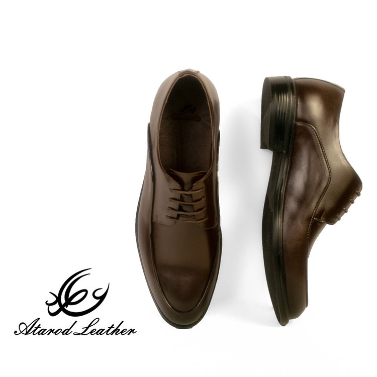 کفش مردانه چرم عطارد مدل چرم طبیعی کد SH246