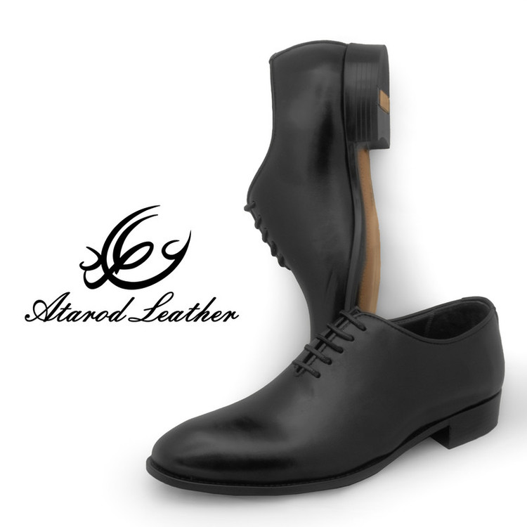 کفش رسمی مردانه چرم عطارد مدل چرم طبیعی کد SH317