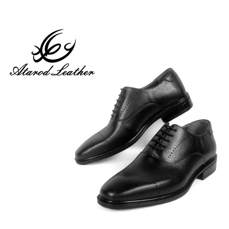 کفش مردانه چرم عطارد مدل چرم طبیعی کد SH249