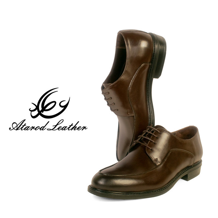 کفش مردانه چرم عطارد مدل چرم طبیعی کد SH246