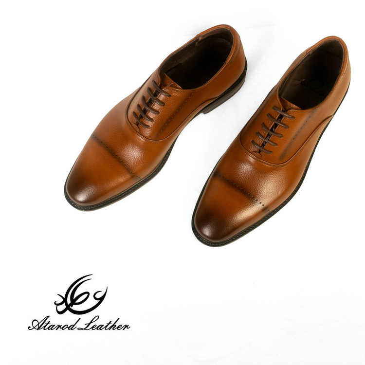 کفش مردانه چرم عطارد مدل چرم طبیعی کد SH249