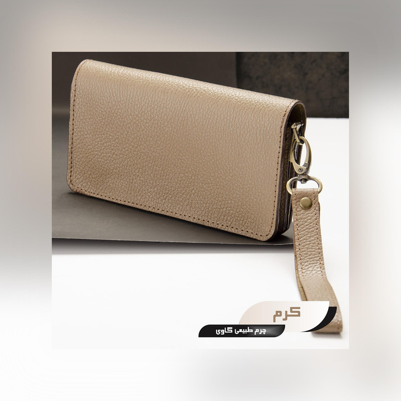 کیف دستی چرم عطارد مدل K09