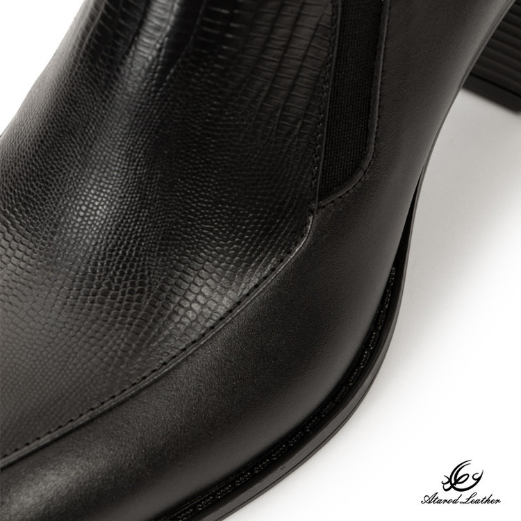 کفش پاشنهدار زنانه چرم عطارد مدل SH395