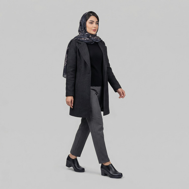 کفش پاشنهدار زنانه چرم عطارد مدل چرم طبیعی کد SH98