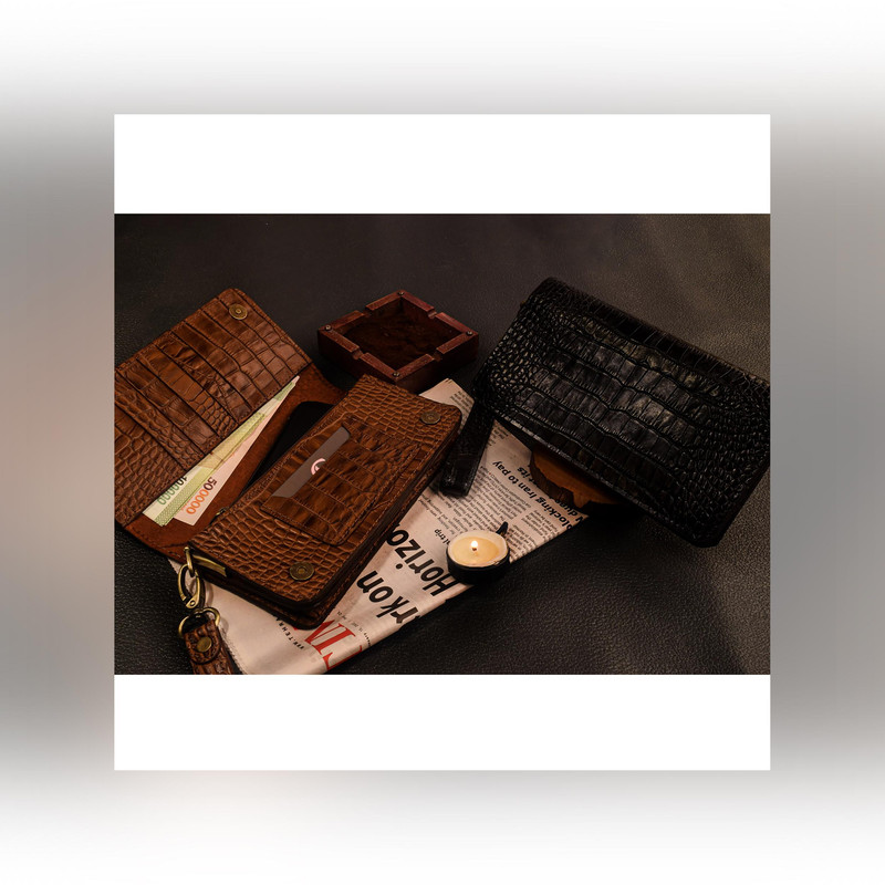 کیف پول چرم عطارد مدل K08