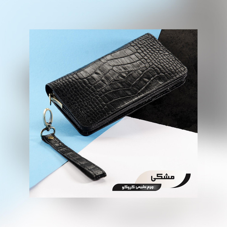 کیف پول چرم عطارد مدل K08