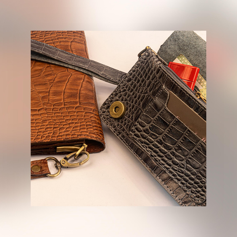 کیف پول چرم عطارد مدل K08