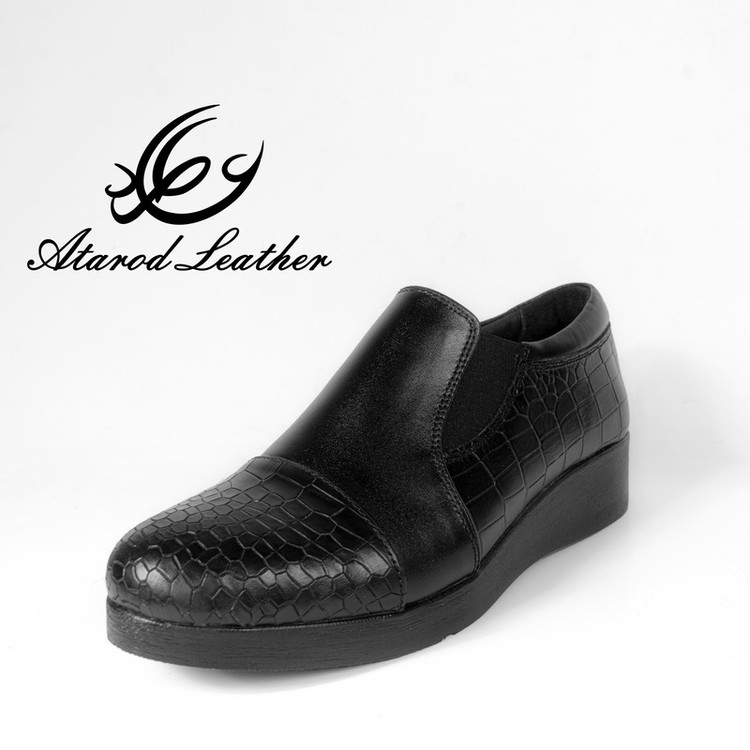 کفش طبی زنانه چرم عطارد مدل چرم طبیعی کد SH100