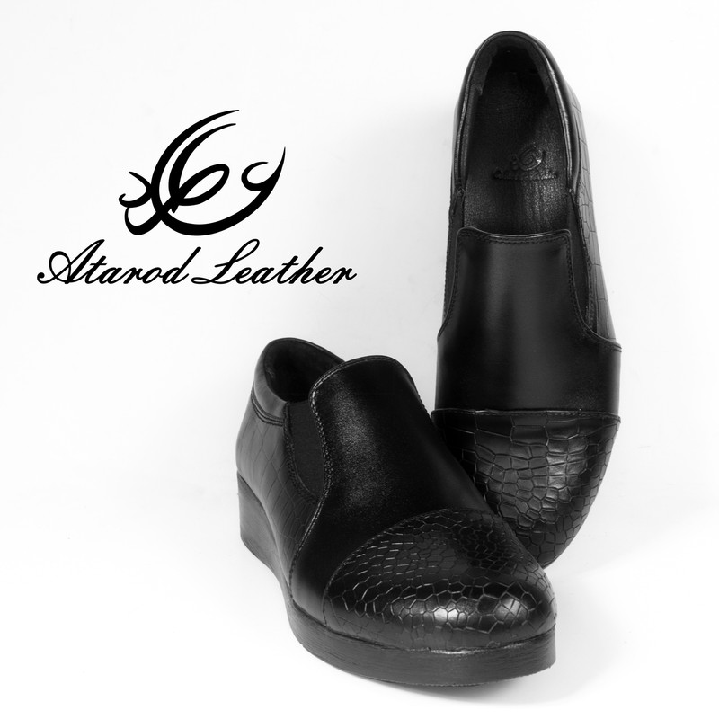 کفش طبی زنانه چرم عطارد مدل چرم طبیعی کد SH100