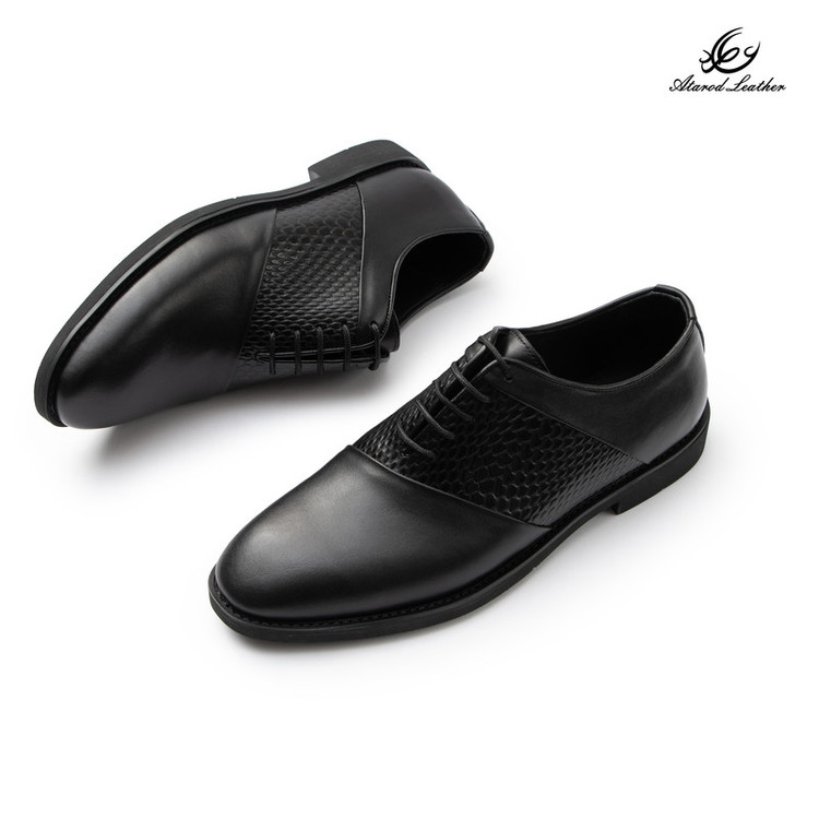 کفش رسمی مردانه چرم عطارد مدل چرم طبیعی کد SH367