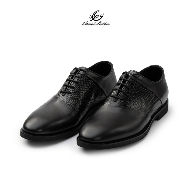 کفش رسمی مردانه چرم عطارد مدل چرم طبیعی کد SH367