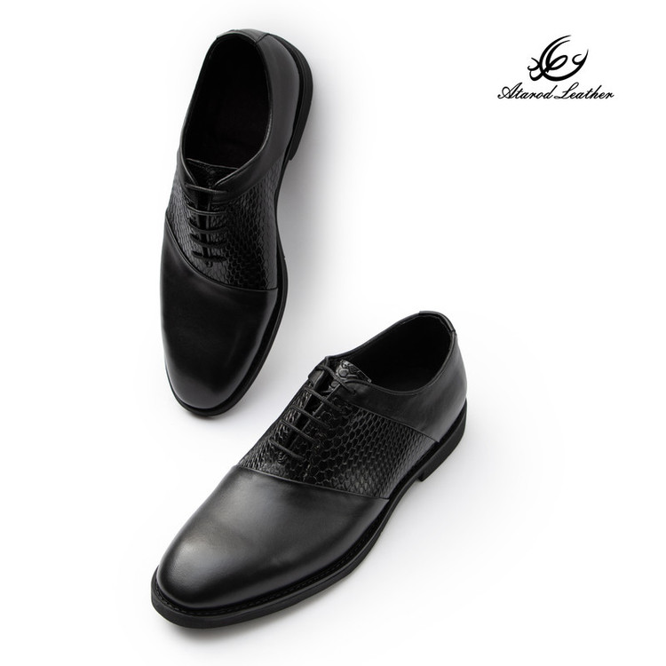 کفش رسمی مردانه چرم عطارد مدل چرم طبیعی کد SH367