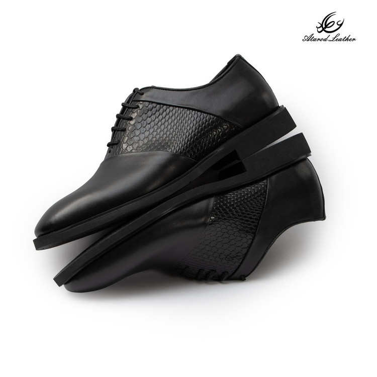 کفش رسمی مردانه چرم عطارد مدل چرم طبیعی کد SH367