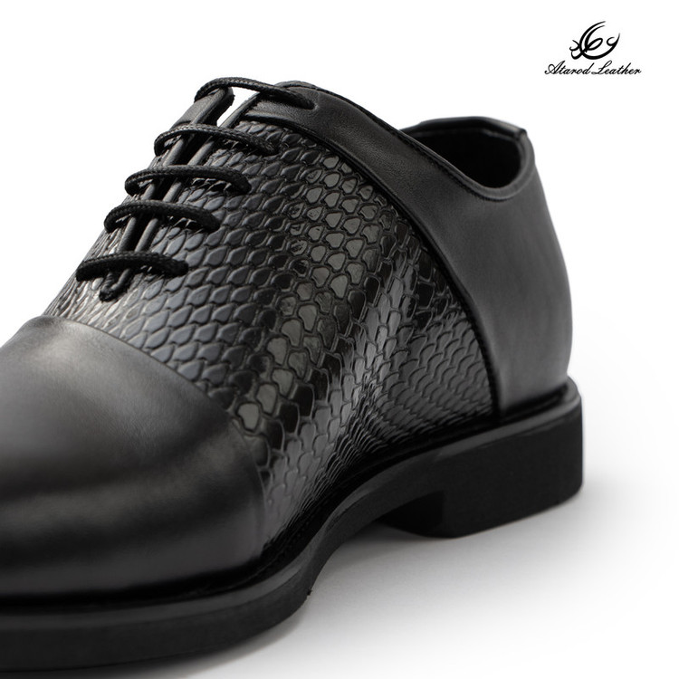 کفش رسمی مردانه چرم عطارد مدل چرم طبیعی کد SH367