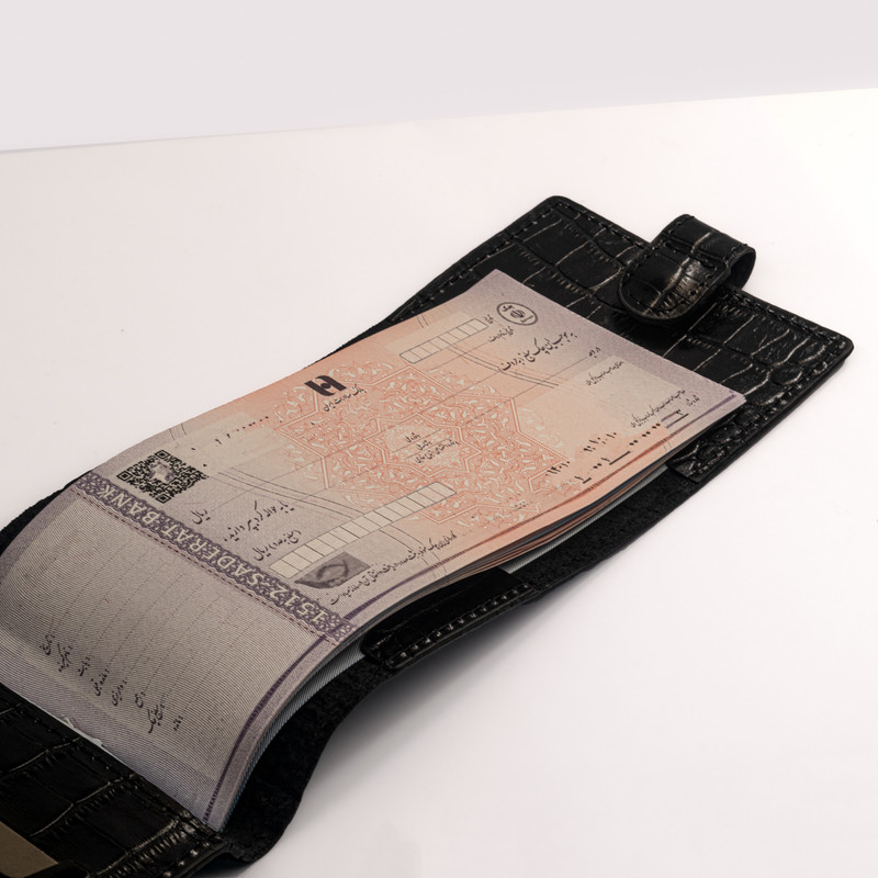 کیف دسته چک چرم عطارد مدل K19