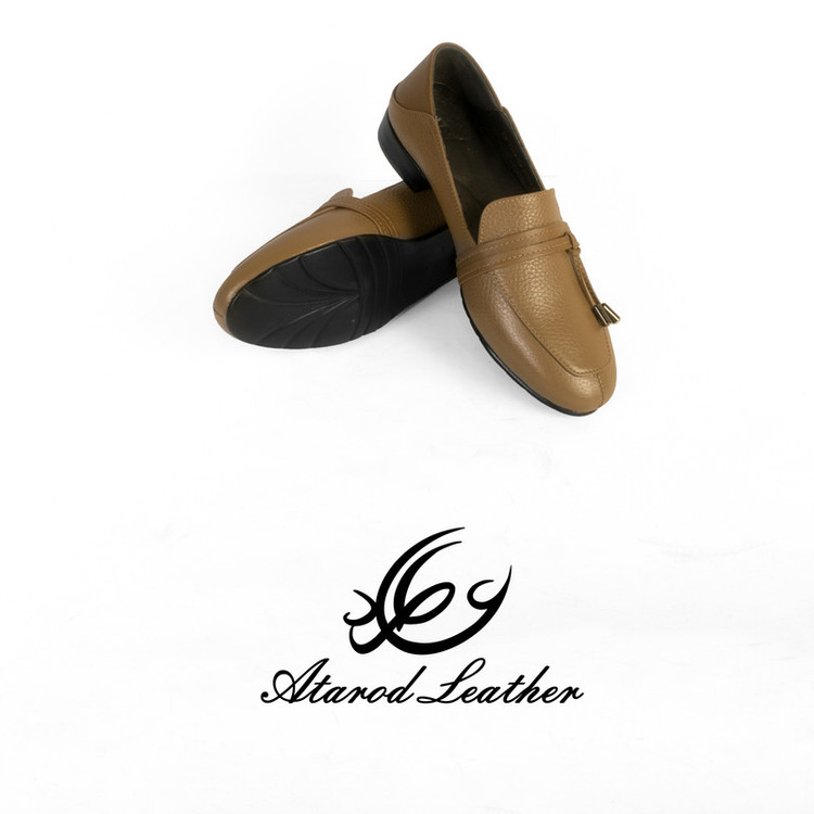 کفش زنانه چرم عطارد مدل چرم طبیعی کد SH185