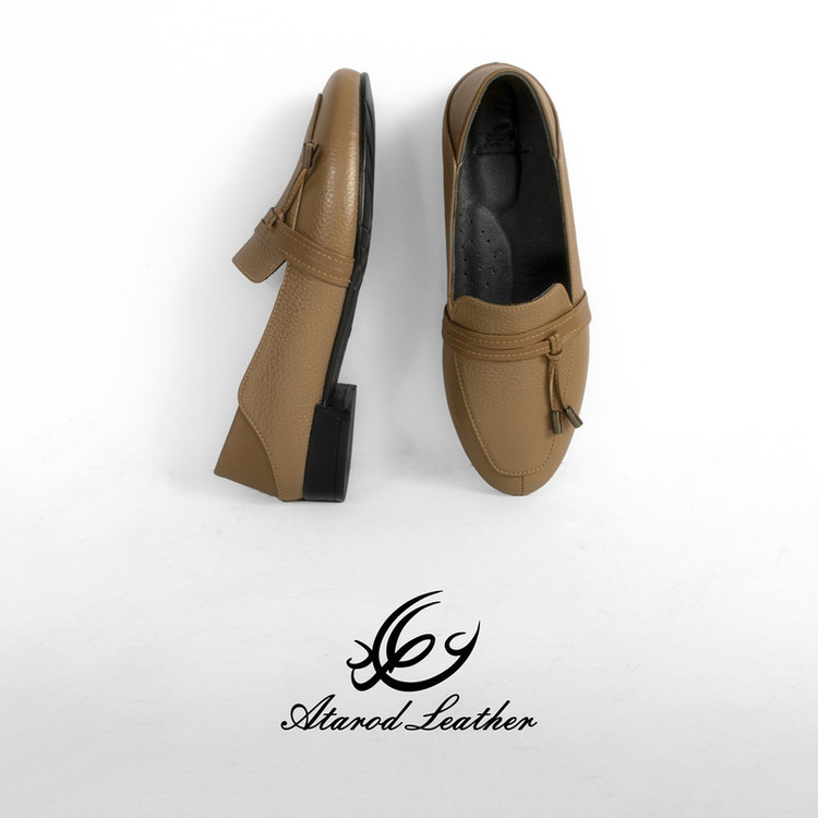 کفش زنانه چرم عطارد مدل چرم طبیعی کد SH185