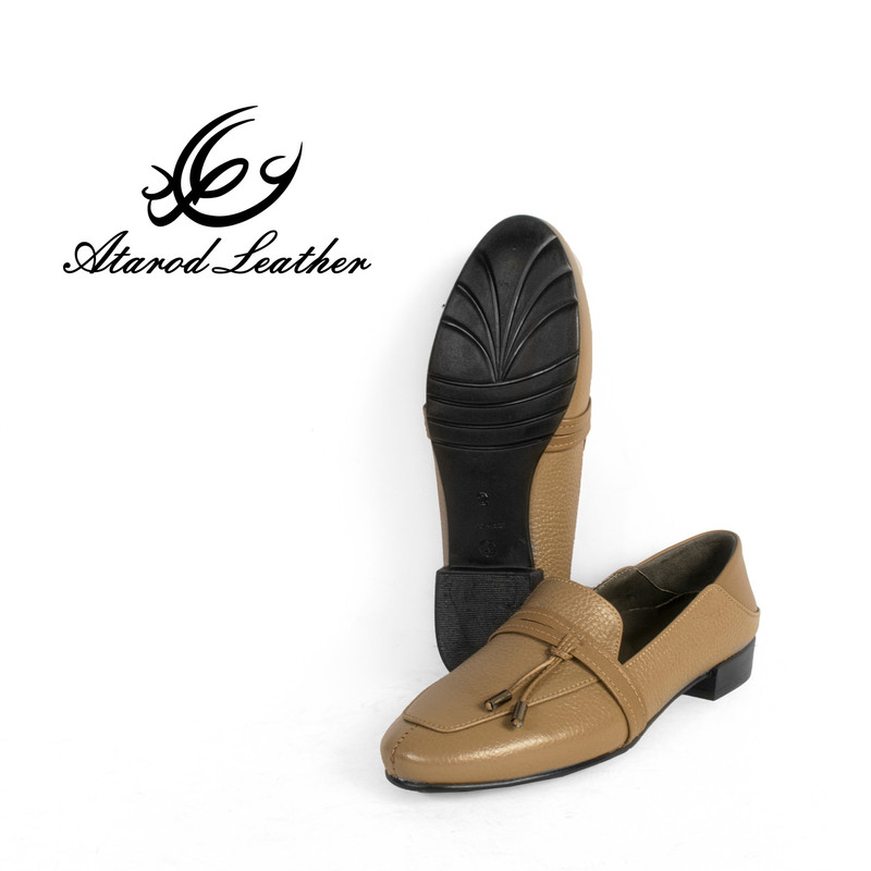 کفش زنانه چرم عطارد مدل چرم طبیعی کد SH185