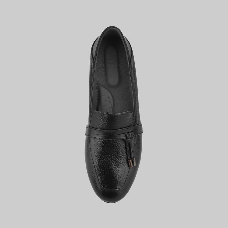 کفش زنانه چرم عطارد مدل چرم طبیعی کد SH185