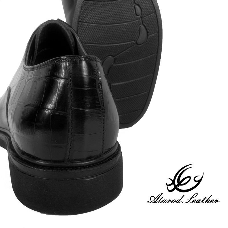 کفش مردانه چرم عطارد مدل چرم طبیعی کد SH236