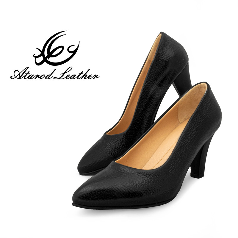 کفش زنانه چرم عطارد مدل چرم طبیعی کد SH291