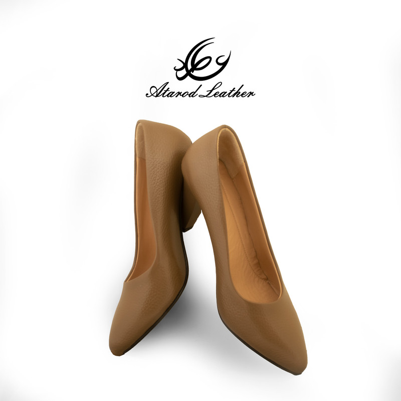 کفش زنانه چرم عطارد مدل چرم طبیعی کد SH291