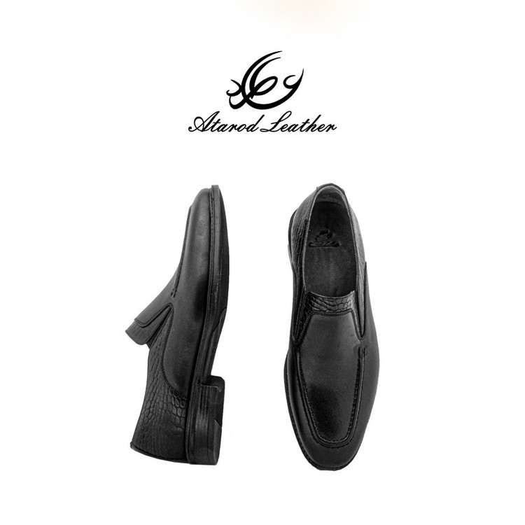 کفش مردانه چرم عطارد مدل چرم طبیعی کد SH273
