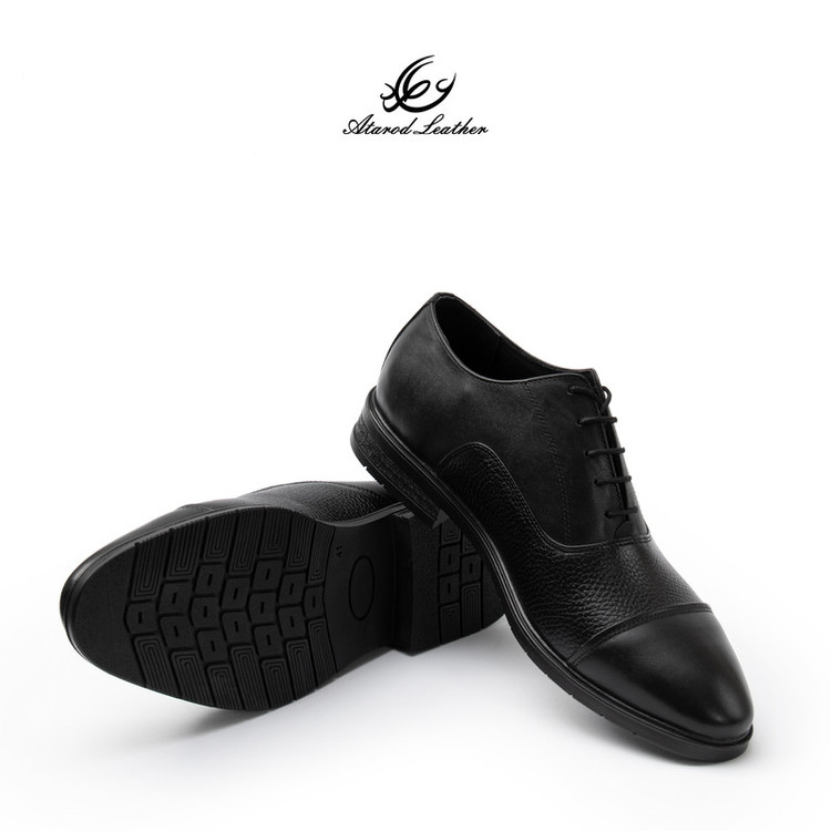 کفش رسمی مردانه چرم عطارد مدل چرم طبیعی کد SH354