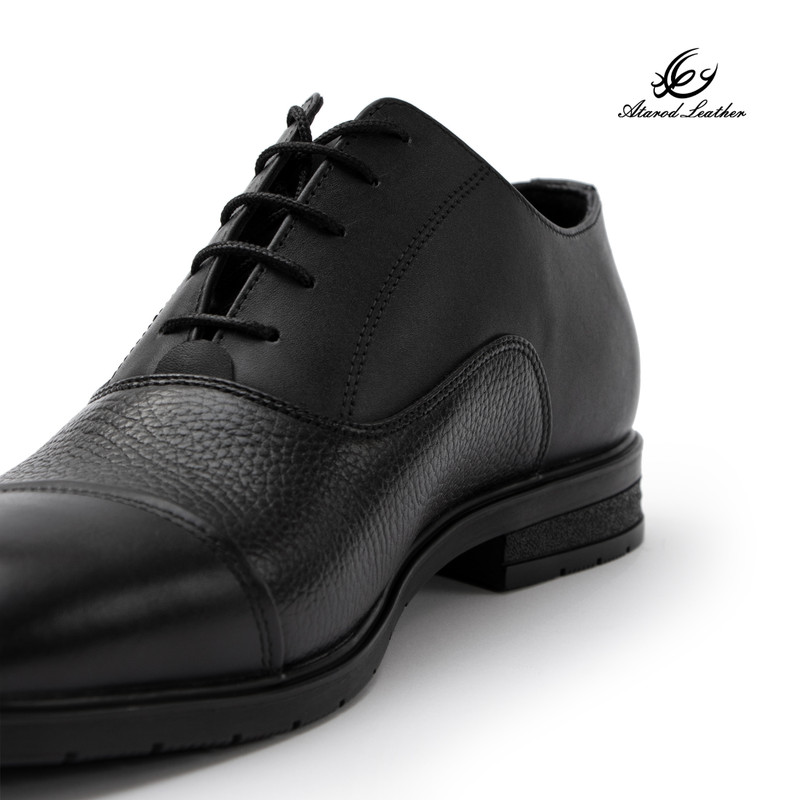 کفش رسمی مردانه چرم عطارد مدل چرم طبیعی کد SH354