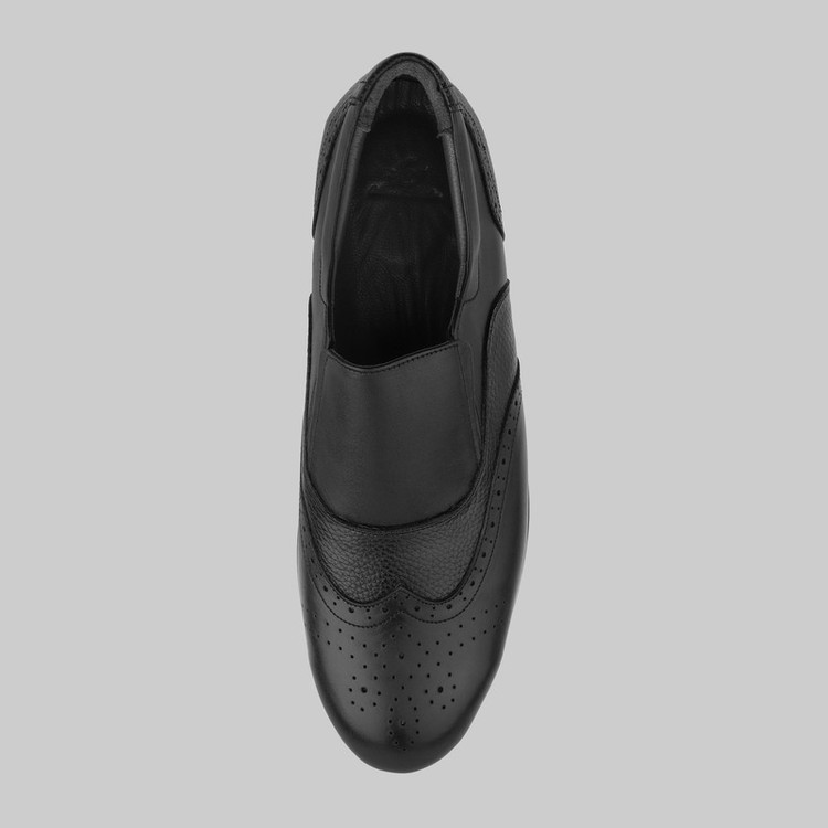 کفش طبی مردانه چرم عطارد مدل چرم طبیعی کد SH218