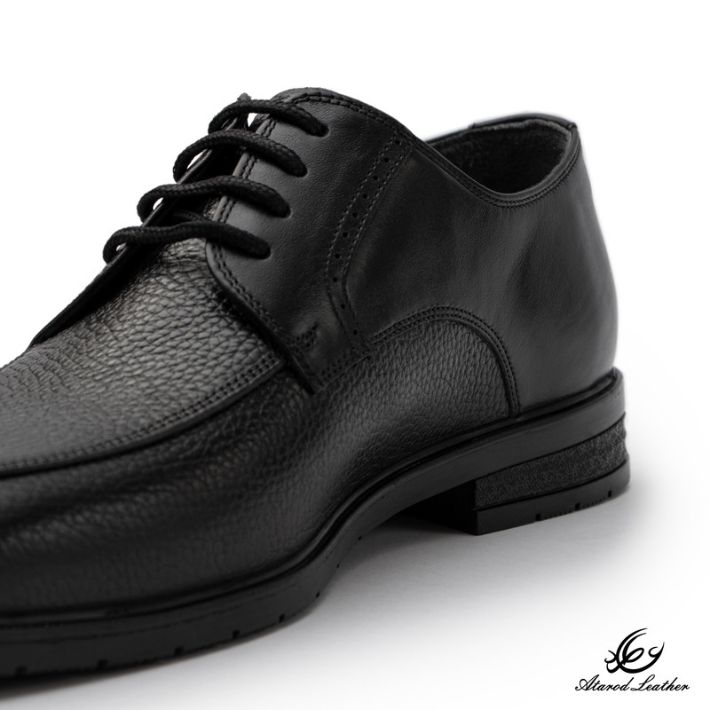 کفش رسمی مردانه چرم عطارد مدل چرم طبیعی کد SH355