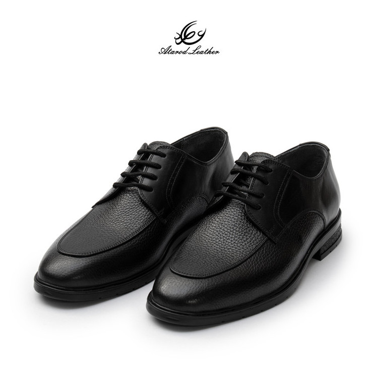 کفش رسمی مردانه چرم عطارد مدل چرم طبیعی کد SH355