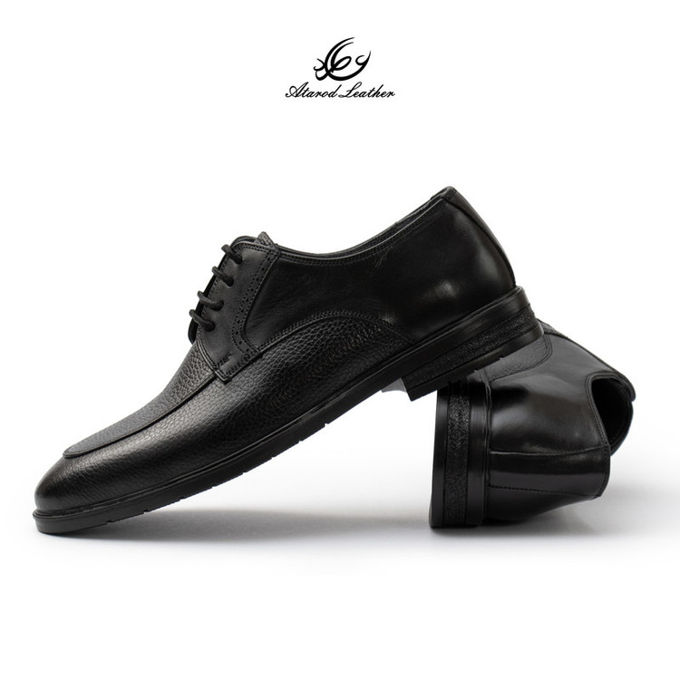 کفش رسمی مردانه چرم عطارد مدل چرم طبیعی کد SH355