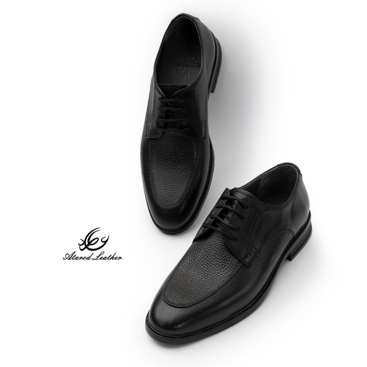 کفش رسمی مردانه چرم عطارد مدل چرم طبیعی کد SH355