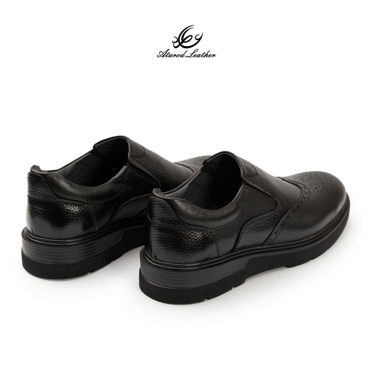 کفش روزمره مردانه چرم عطارد مدل چرم طبیعی کد SH377