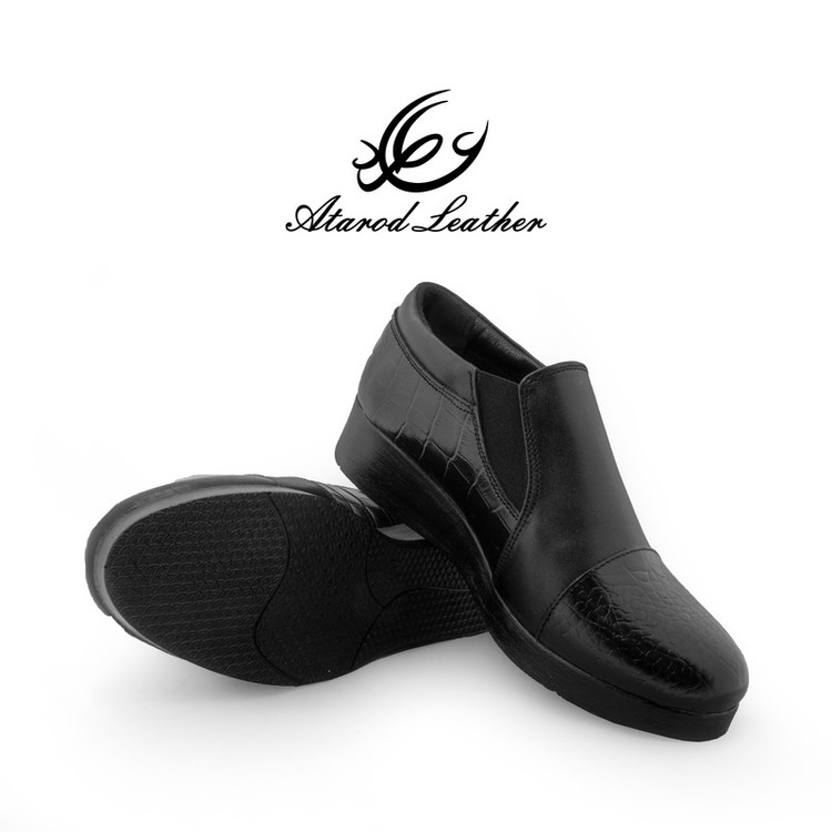 کفش روزمره زنانه چرم عطارد مدل چرم طبیعی کد SH315