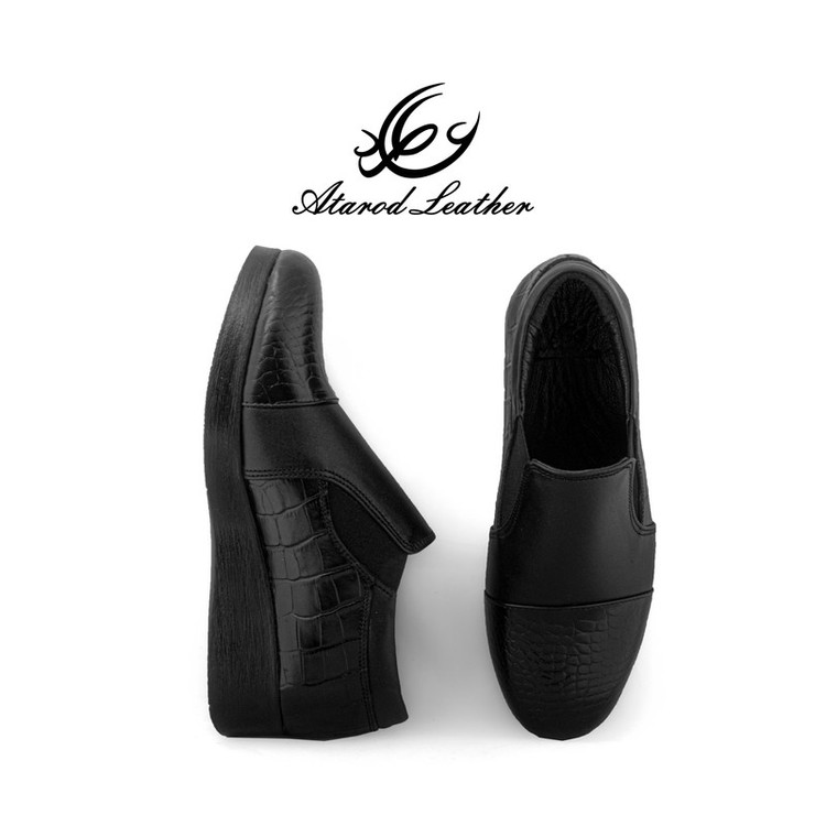 کفش روزمره زنانه چرم عطارد مدل چرم طبیعی کد SH315
