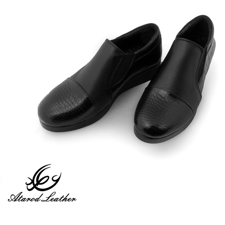 کفش روزمره زنانه چرم عطارد مدل چرم طبیعی کد SH315