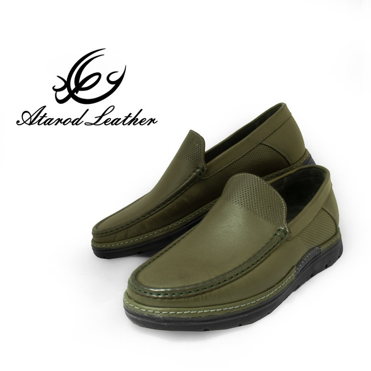 کفش کالج مردانه چرم عطارد مدل چرم طبیعی کد SH310