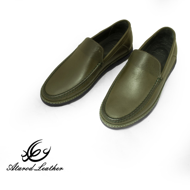 کفش کالج مردانه چرم عطارد مدل چرم طبیعی کد SH310