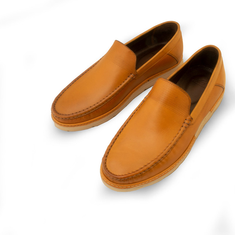 کفش کالج مردانه چرم عطارد مدل چرم طبیعی کد SH310