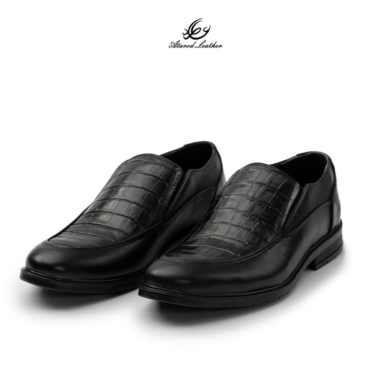 کفش رسمی مردانه چرم عطارد مدل چرم طبیعی کد SH360