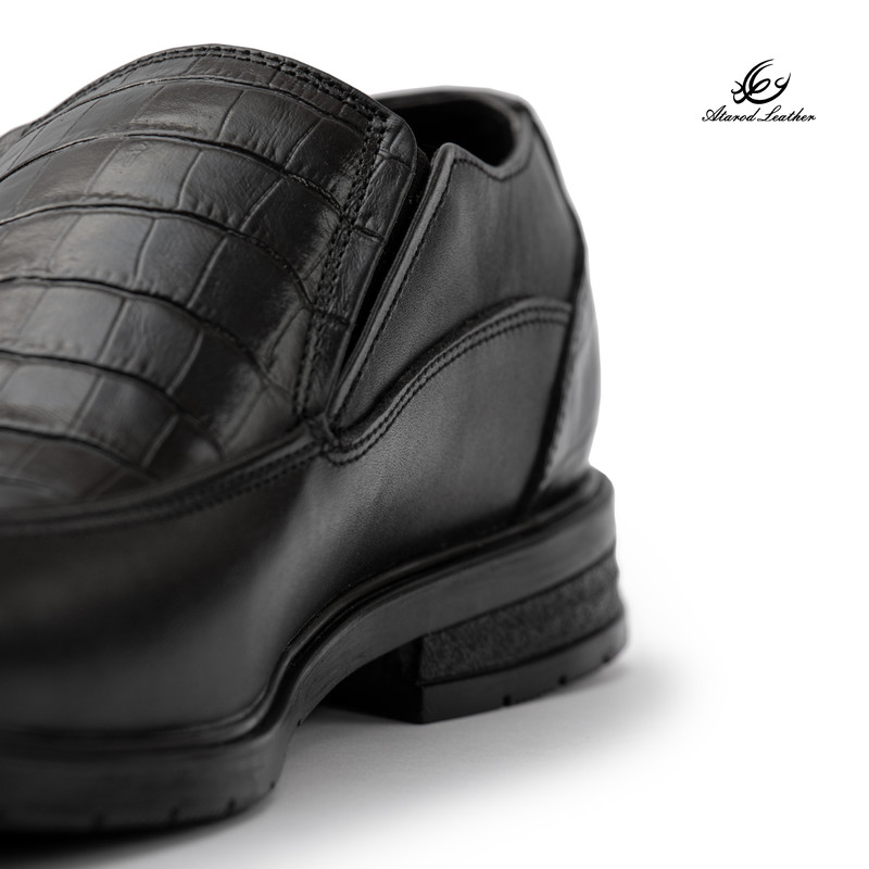 کفش رسمی مردانه چرم عطارد مدل چرم طبیعی کد SH360