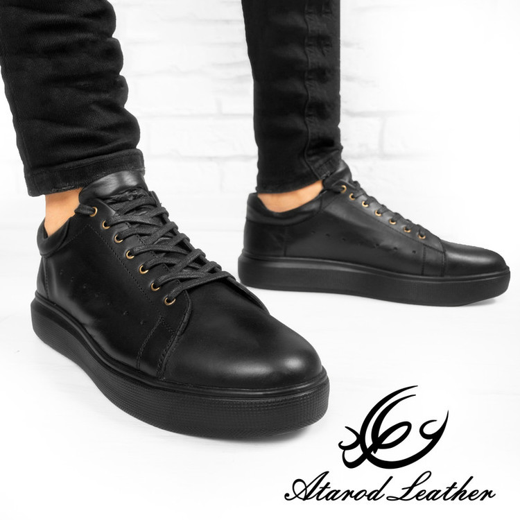 کفش روزمره مردانه چرم عطارد مدل چرم طبیعی کد SH60