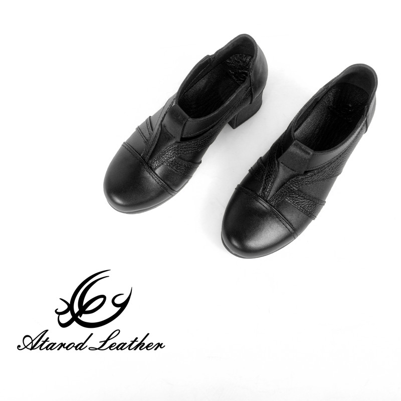 کفش زنانه چرم عطارد مدل چرم طبیعی کد SH253