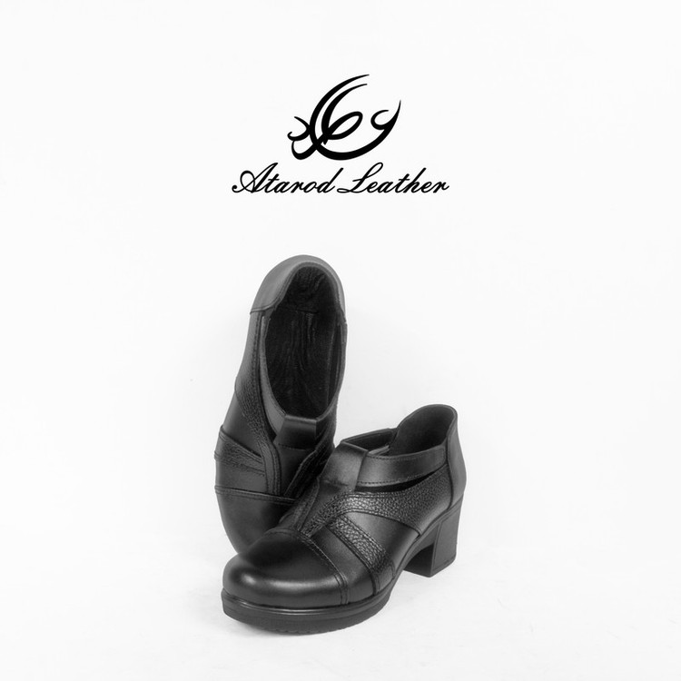 کفش زنانه چرم عطارد مدل چرم طبیعی کد SH253