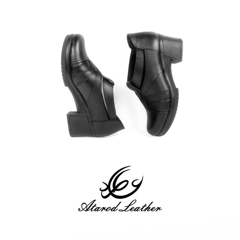 کفش زنانه چرم عطارد مدل چرم طبیعی کد SH253