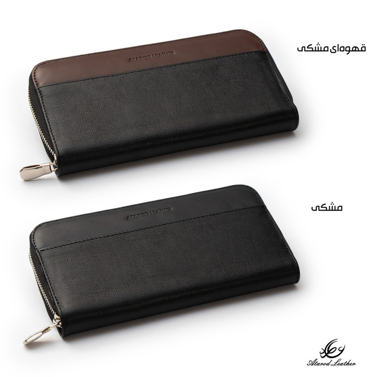 کیف پول چرم عطارد مدل چرم طبیعی کد K68
